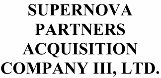 Supernova Partners Acquisition Company III ECM- Mar21